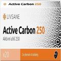 LIVSANE Active Carbon 250 Aktivn uhl tbl.20