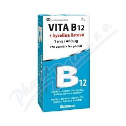 Vita-B12 + kyselina listov 1mg/400mcg 30 tablet