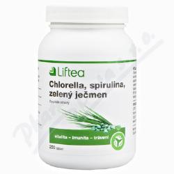 LIFTEA Chlorella/Spirulina/Zelen jemen tbl.250