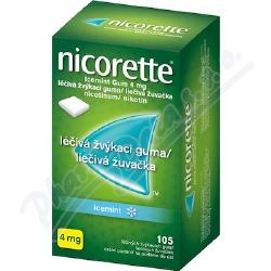 Nicorette Icemint Gum 4mg l. vk. guma 105ks