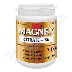 Magnex Citrate 375mg + B6, 100 tablet