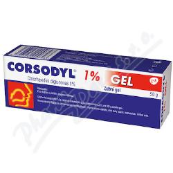 Corsodyl 1% zubn gel 50g