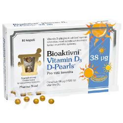 Bioaktivn Vitamin D3 D-Pearls 38mcg 80 kapsl