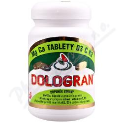 Dologran tablety Mg Ca D3 C K2 60 tablet