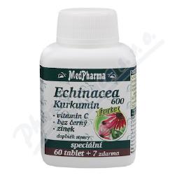 MedPharma Echinacea 600 Forte+kurkumin tbl.67