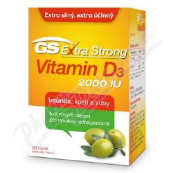 GS Extra Strong Vitamin D3 2000IU cps.90 R/SK