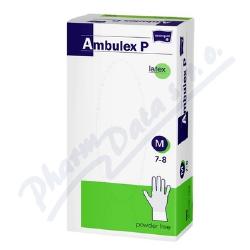Ambulex P rukavice latexov nepudrovan M 100ks