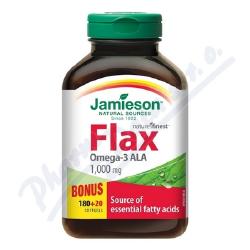 JAMIESON Flax Omega-3 1000mg 200 kapsl