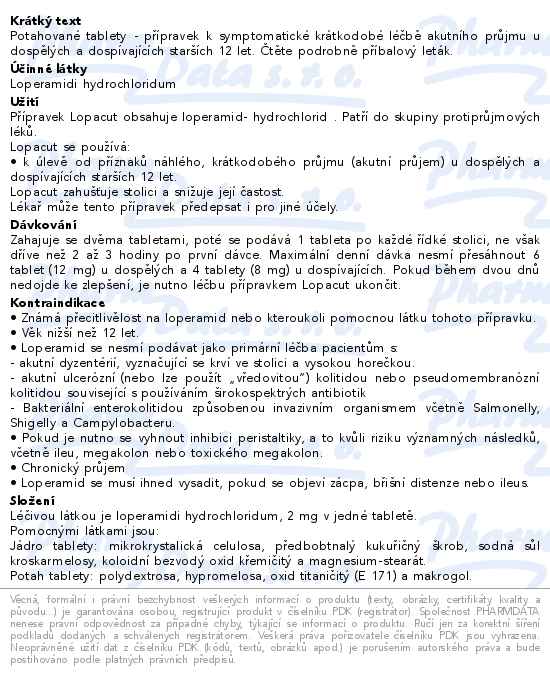 Lopacut 2mg 10 tablet