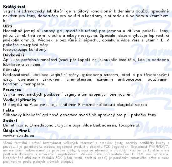 Doer Medical Aloe Vera 100 ml - Lubrikační gel