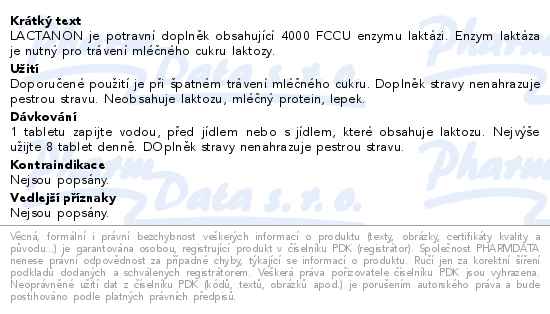 Lactanon 30 tablet