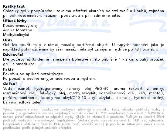 Allga San Acut Dolor gel proti bolesti 100ml