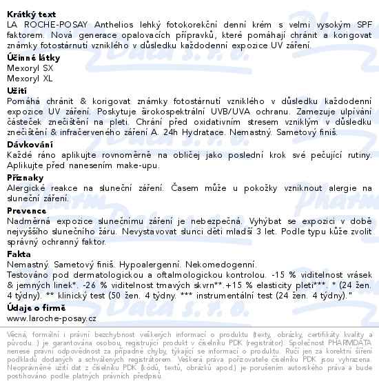 La Roche-Posay Anthelios Age Krém SPF50 50ml