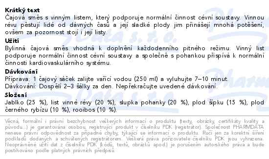 LEROS Čaj na žíly 20x2g