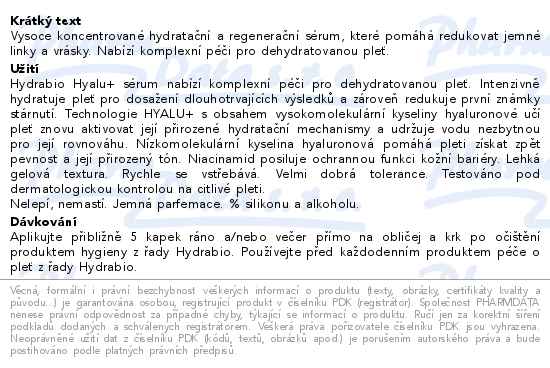 Bioderma Hydrabio Hyalu+ serum 30ml