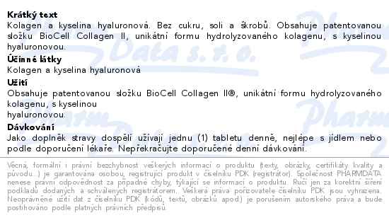 SOLGAR KOLAGEN S KYSELINOU HYALURONOVOU TBL.30
