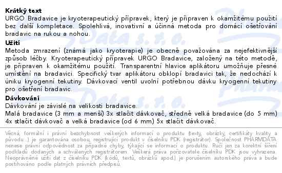 URGO Bradavice kryoterapie 38ml