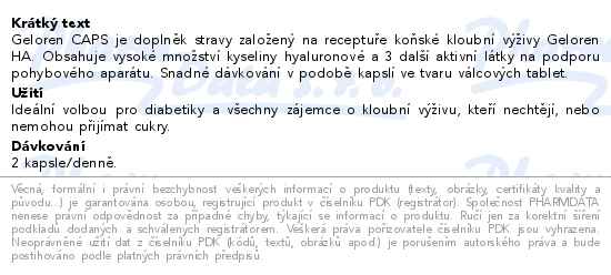 Geloren CAPS 120 kapslí