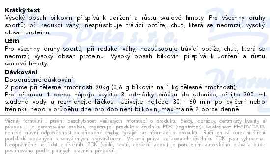 Alavis MAXIMA CFM Whey Protein concentr.80% 1500g