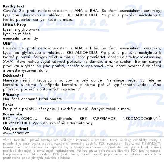 CERAVE Gel proti nedokonalostem 40ml
