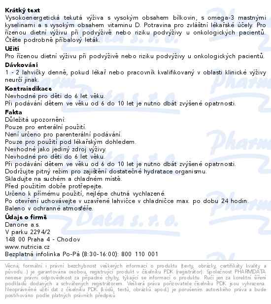 FortiCare Advanced 4x125ml Chladivé Mango/Broskev