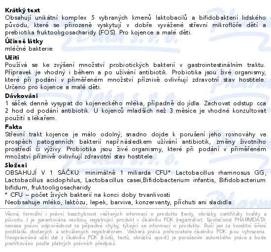 NatureVia Laktobacílky baby 30 sáčků