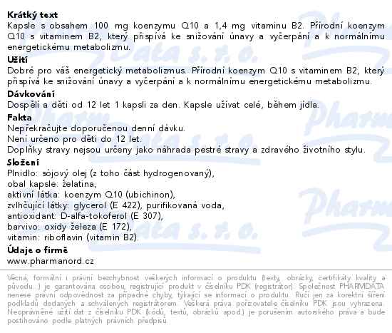 Bioaktivní Q10 Gold 100mg 150 kapslí