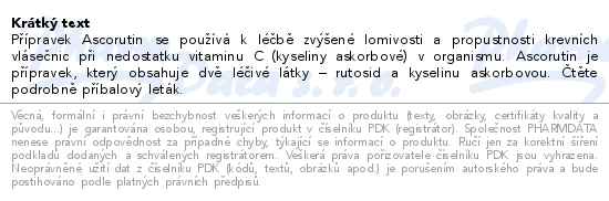 Ascorutin 50 tablet