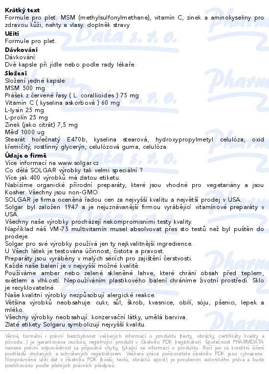 SOLGAR SKIN NAILS AND HAIR TBL.60