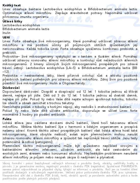 Linex Forte 14 kapslí