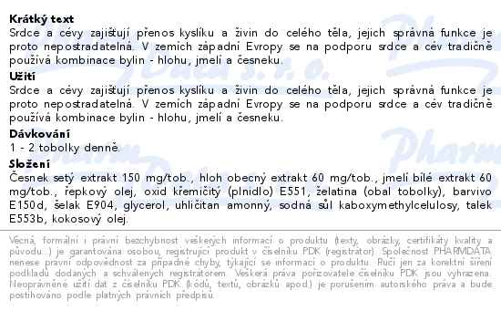 LIFTEA Hloh Jmelí Česnek tob.30