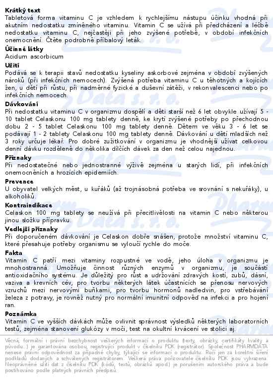Celaskon 100mg 40 tablet