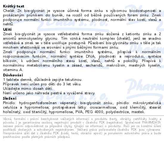 Astina Superzinc Chelát 30 tablet