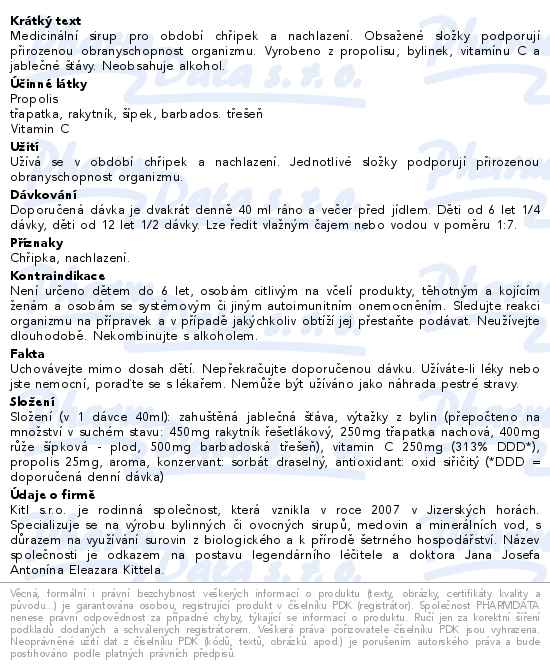 Kitl Meducínka 500ml