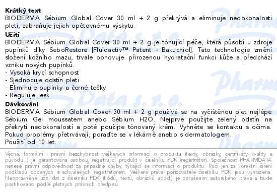 BIODERMA Sbium Global Cover 30 ml + 2 g