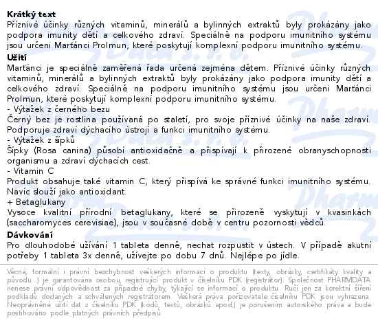 Walmark Marťánci PROimun 30 tablet