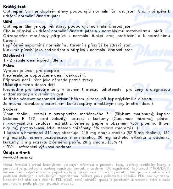 Optihepan Slim 30 kapslí