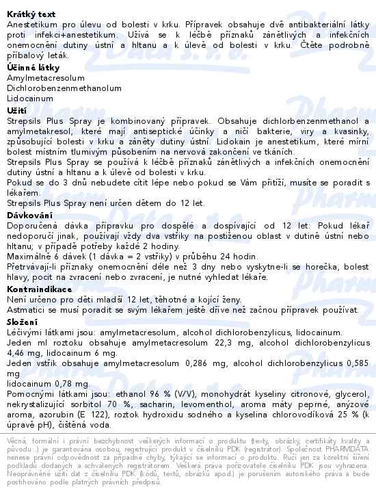 Strepsils Plus spray orm.spr.1x20ml