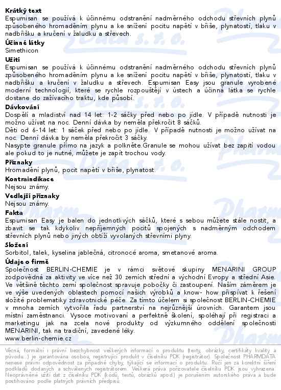 Espumisan Easy 14 sáčků 14x0.8g