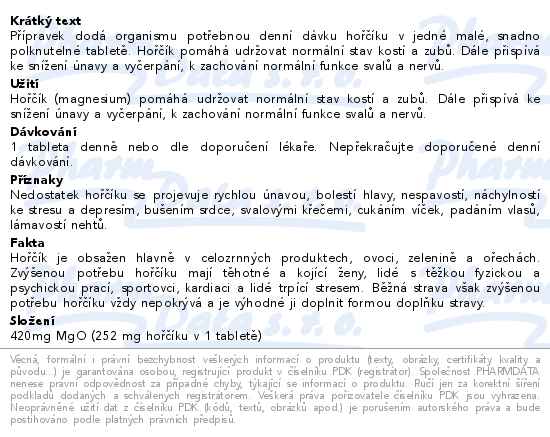 NatureVia Magnesium 1 420mg 90 tablet