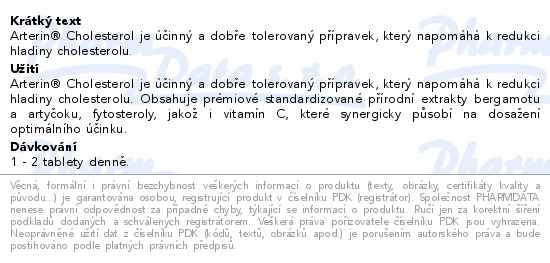 Arterin Cholesterol 30 tablet