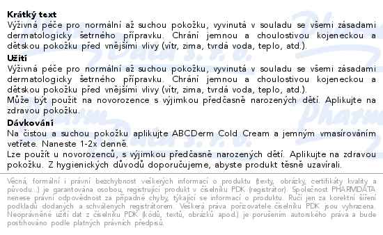 Bioderma ABCDerm Cold-krm 45ml