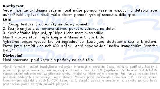 Johnsons Bedtime koupel dobré spaní 500ml