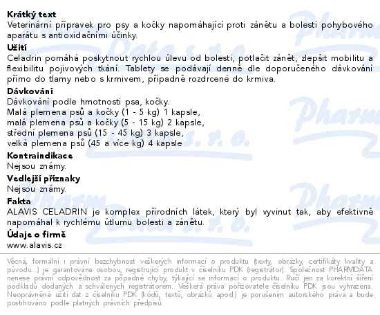 Alavis Celadrin 500mg 60 tablet