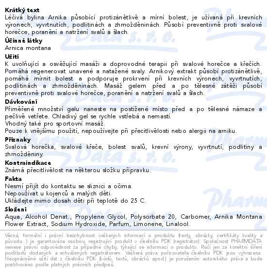 Allga San Mobil Arnika gel 100ml