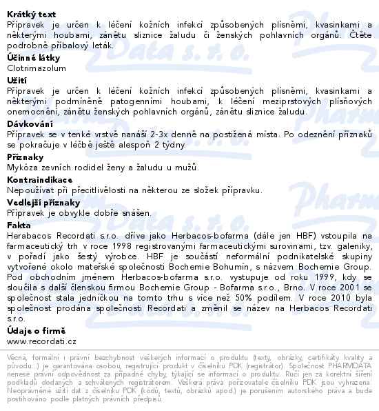 Clotrimazole Recordati 10mg/g 20g