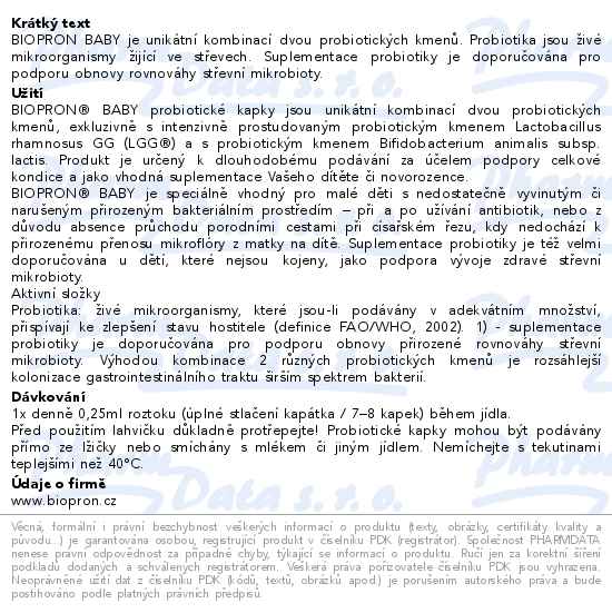 Biopron Baby kapky 0+ 10ml