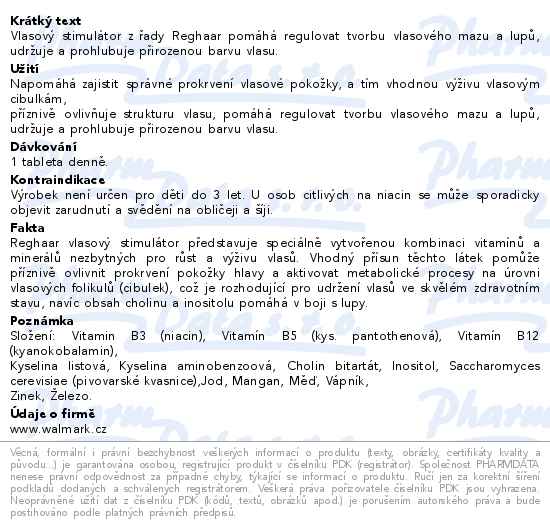 Walmark Reghaar vlasový stimulátor 30 tablet
