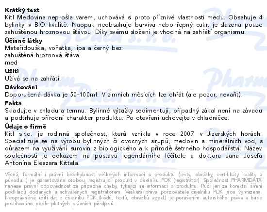 Kitl Medovina dárkové balení 500ml