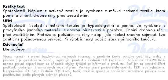 3M Spofaplast 854 Náplast z netk.textilie 1mx6cm